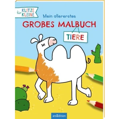 Abbildung von Mein allererstes großes Malbuch Tiere: Ausmalvorlagen für Klitzkleine ab 1 Jahr