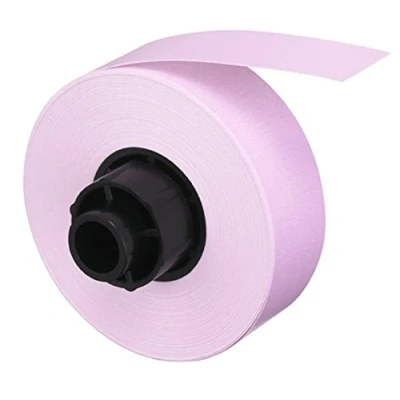 Abbildung von CASIO Labemo XA 9PK1 Papier Schriftband selbsthaftend 9 mm x 5,0 m schwarz auf blass pink