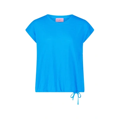 Abbildung von Betty Barclay Struktur MIT Tunnelzug Tshirt print, Damen, Größe: 46, Blue aster