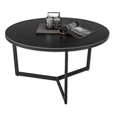 Abbildung von Home affaire Couchtisch &quot;HARPER 1&quot;, rund Keramik, Tisch Platte marmorisiert