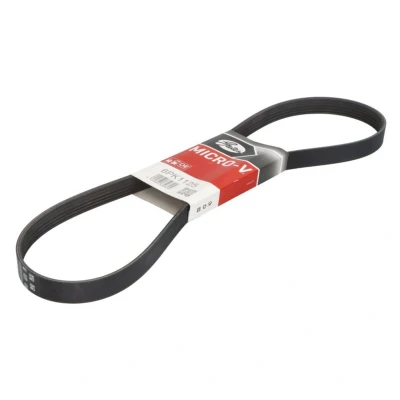 Abbildung von GATES 6PK1125 Keilrippenriemen 1125 6 Polyester, EPDM (Ethylen Propylen Dien Kautschuk) RoadMax Value Line RENAULT: Kangoo II Express