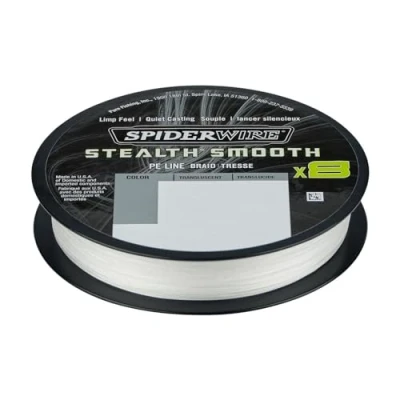Abbildung von Spiderwire Stealth Smooth 8 &#039;Translucent&#039; 0.29mm 300m Geflochtene Schnur