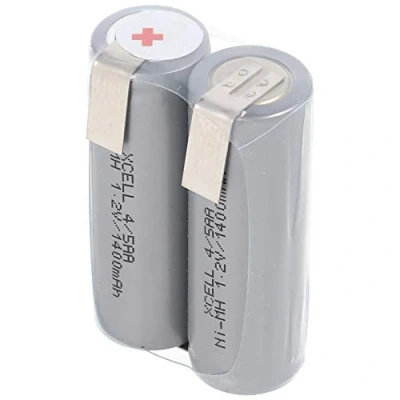 Abbildung von AccuCell 2HHR140 Akku passend für Rasierer 2,4 Volt, 1400mAh
