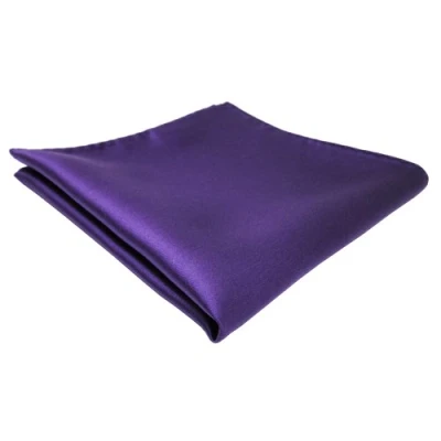 Abbildung von TigerTie Designer Einstecktuch in lila violett einfarbig uni