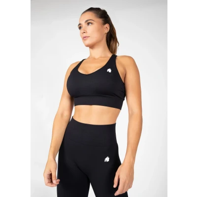 Abbildung von Hilton Nahtlos Sport BH Schwarz