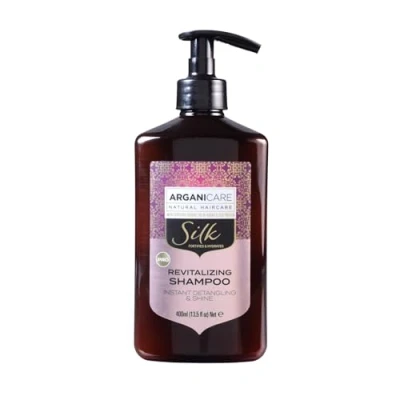 Abbildung von Arganicare Revitalisierendes Shampoo mit Seidenprotein 400 ml Pumpflasche