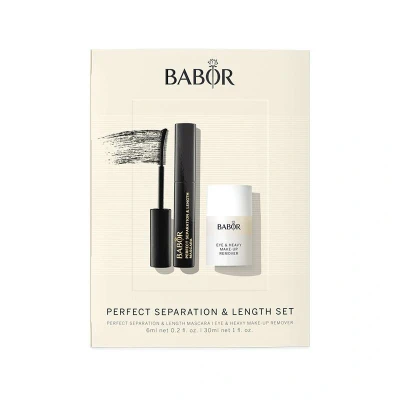 Abbildung von Babor Mascara + EYE &amp; Heavy MAKE UP Remover SET Gesichtspflegeset, Größe: One Size, Black