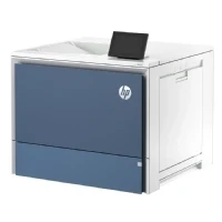 Abbildung von HP Color Laserjet Enterprise 5700dn Drucker, Drucken, USB Flash Laufwerkanschluss (vorne); Optionale Fächer mit hoher Kapazität; Touchscreen; Tonerkartusche TerraJet