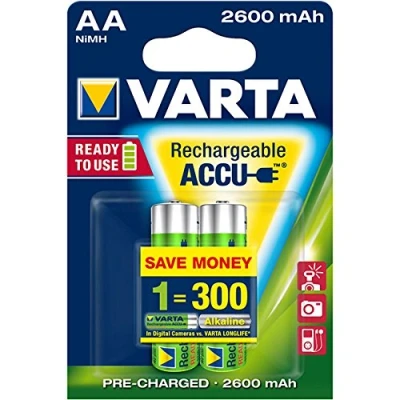 Abbildung von Varta Professional 5716 Akku Ni MH Mignon (AA) 1,2V 2600mA 2 BL