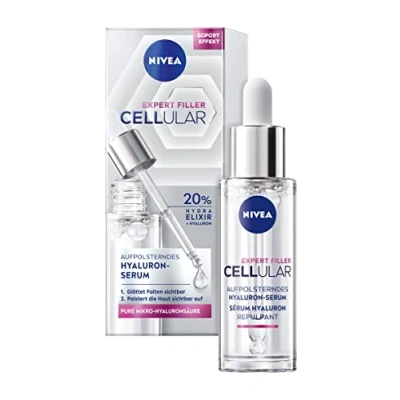 Abbildung von Nivea Gesichtsserum Cellular Filler Hyaluron Serum Essence 30ml, spendet intensiv Feuchtigkeit und erfrischt die Haut