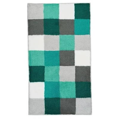 Abbildung von Kleine Wolke 5426675382 Badteppich Caro, 60 x 105 cm, Petrol, 4004478230545