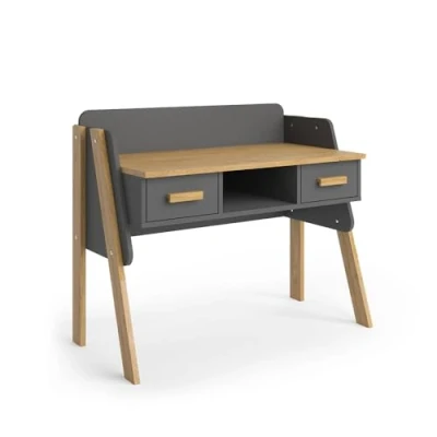 Abbildung von VitaliSpa Schreibtisch Malia, Grau/Eiche, 97 x 51 cm