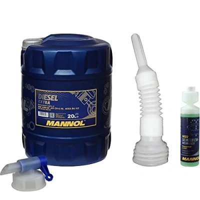 Abbildung von QR Parts Set 20 Liter 85454149 5022 MN7504 CT4503 DIN61 MANNOL Scheibenreiniger Konzentrant 1:100 250ml DIESEL EXTRA 10W 40 Auslaufhahn