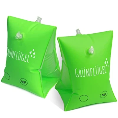 Abbildung von Grünflügel Schwimmflügel Kinder 1 6 Jahre (1 Paar Schwimmflügel), BIO TPU Material, Keine Weichmacher, Hautfreundlich