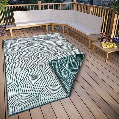 Abbildung von Outdoorteppich Pangli, Wendeteppich, HANSE Home, rechteckig, Höhe: 5 mm, In &amp; Outdoor, Teppich, Wetterfest, Balkon, Garten, Wohnzimmer, Modern
