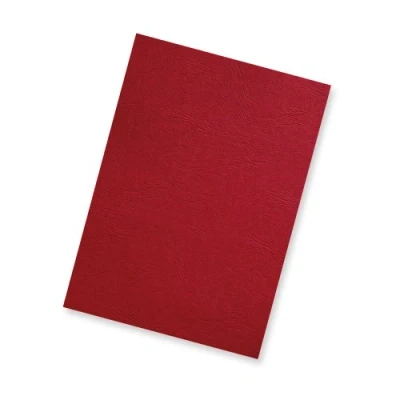 Abbildung von Pavo Einbanddeckel Lederoptik DIN A4, 250 g/m², 100 er Pack, rot