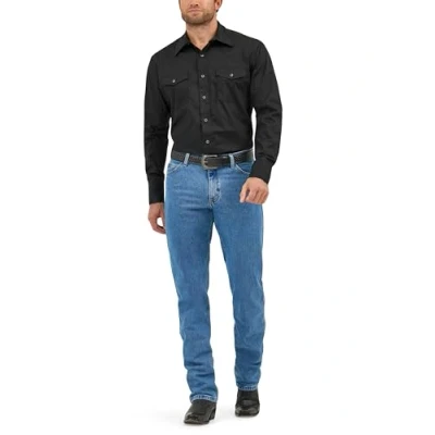 Abbildung von Wrangler Herren Premium Performance Cowboy Schnitt Regular Fit Jeans, Stonewash, 34W / 32L