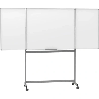 Abbildung von Maul Mobiles Whiteboard Maulstandard drehbar Emaille 300x100cm