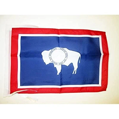 Abbildung von AZ FLAG Flagge Wyoming 45x30 cm Mit Kordel Bundesstaat Fahne 30 x 45 Flaggen