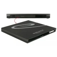 Abbildung von Externes Gehäuse für Ultra Slim SATA Laufwerke 9,5 mm &gt; USB Type C Buchse, Laufwerksgehäuse