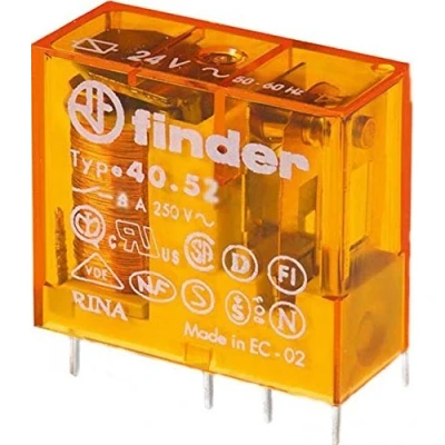 Abbildung von finder Steck/Printrelais 230 V AC, 2 W, 8 A, 1 Stück, 40.52.8.230.0000 (3 Stück Steck /Printrelais)