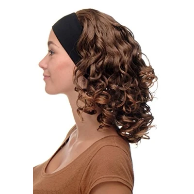 Abbildung von WIG ME UP BRO 704 6T27 Damenperücke Perücke Stirnband (fest) voluminöse Lockenpracht schulterlang Braun Blond Mix