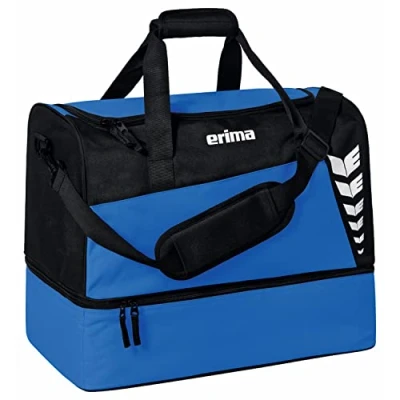 Abbildung von Erima Unisex Six Wings Sporttasche mit Bodenfach, New royal/schwarz, L
