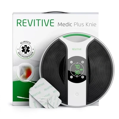 Abbildung von REVITIVE EMS Fußmassage Gerät Medic Plus Knie Durchblutungs Stimulator, Lindert Beschwerden, schlechte Durchblutung, Schwellungen, Krämpfe