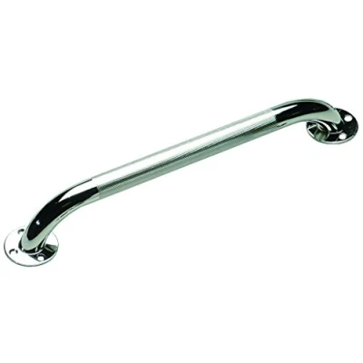 Abbildung von Homecraft 45 cm/18 inch Chrome Plated Steel Grab Rail with Indented Grip