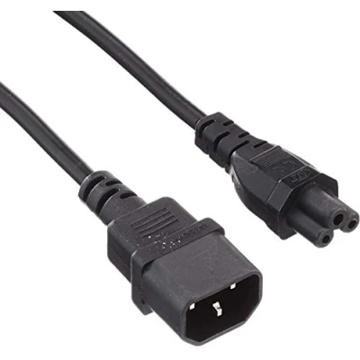Abbildung von LINK ACCESSORI lk10039 1.8 m Kupplung C14 Koppler C15 schwarz Kabel Elektrische Cables elektrischen (schwarz, männlich/weiblich, 1,8 m, C14, C15, recht)
