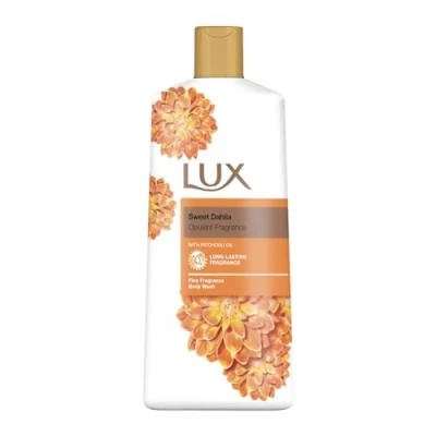 Abbildung von LUX Sweet Dahlia with Patchouli Oil Body Wash Sanftes &amp; beruhigendes Frauen und Männer Duschgel, pflegende, aromatische Körperpflege, Bade Duschschaum, duschbad Essential 1er Pack, 600 ml