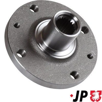 Abbildung von JP GROUP 4041400100 Radnabe 4 mit Radlager ohne Anbaumaterial Vorderachse links, rechts NISSAN: MICRA 3, Note I
