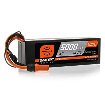 Abbildung von Spektrum Lipo Akku 5000mAh 4S 14.8V 100C Smart Hardcase IC5 RC Fernsteuerung