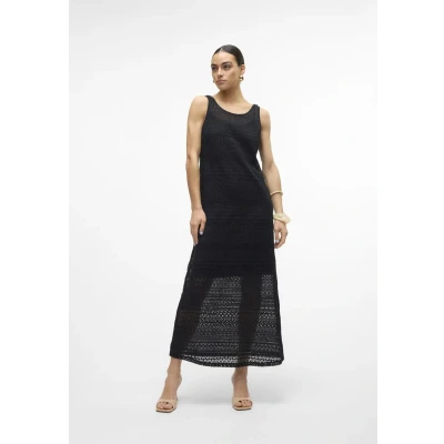 Abbildung von Vero Moda Vmhoney 7/8 Dress Freizeitkleid, Damen, Größe: XS, Black