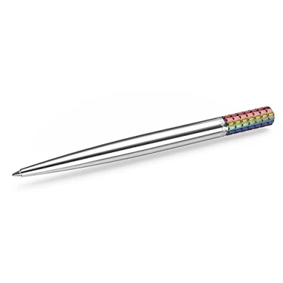 Abbildung von Swarovski Lucent Kugelschreiber, Mehrfarbiger, Verchromter Stift mit Edlen Kristallen