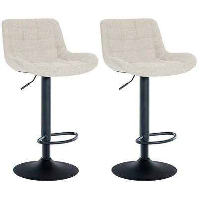 Abbildung von CLP Barhocker Tover (2er Set), um 360 drehbar und höhenverstellbar