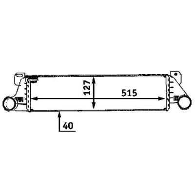 Abbildung von MAHLE ORIGINAL CI 49 000P Ladeluftkühler