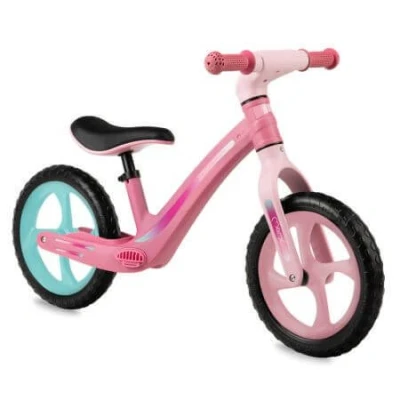 Abbildung von Momi MIZO Kinderlaufrad für Mädchen und Jungen (max. Körpergewicht 25 kg), Lauf Zweirad mit pannensicheren Kunststoffrädern Fußstützen, leichte Konstruktion nur 3 kg