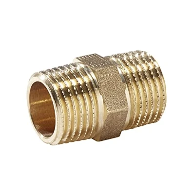 Abbildung von H2O Flex® Gewindefitting 2“ Doppelnippel Messing Fitting