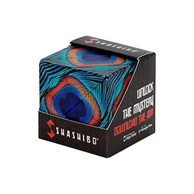 Abbildung von SHASHIBO Formwechsel Box Preisgekrönter, patentierter Zappelwürfel mit 36 Seltenerdmagneten lässt Sich in über 70 Formen verwandeln (Wings)