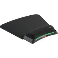 Abbildung von Kensington SmartFit Mauspad, Ergonomische Handgelenkauflage für Computer und Laptop, kompatibel mit Laser optischen Mäusen, Rutschfeste, bequeme Mausmatte, schwarz, K55793EU