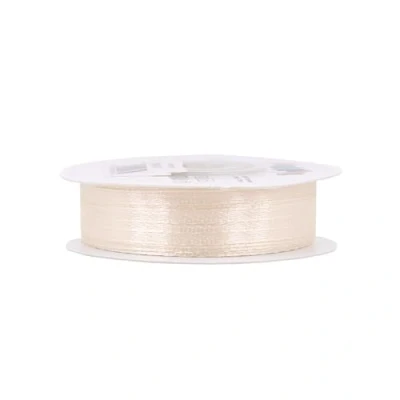 Abbildung von Creativery Satinband, Satinband 3mm x 50m Rolle Champagner