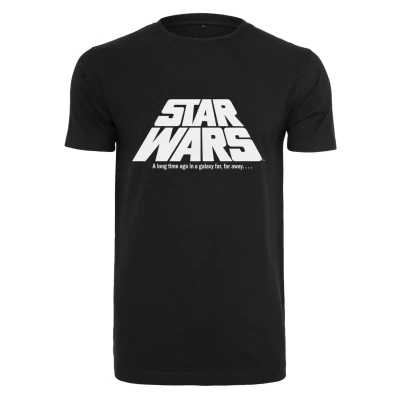 Abbildung von Merchcode STAR WARS Original LOGO Tshirt print, Herren, Größe: Medium, Black