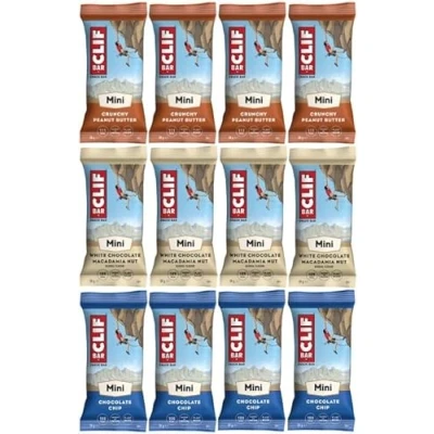 Abbildung von CLIF Bar Minis Proteinriegel Energieriegel 12 x 28 Gramm Testpaket Probierpaket