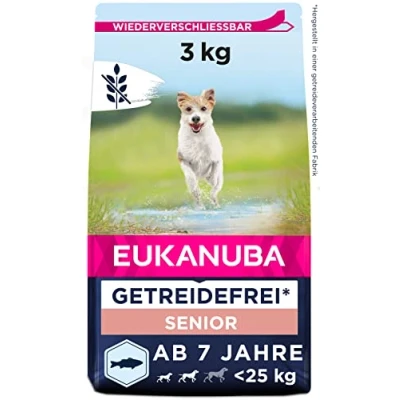 Abbildung von Eukanuba Euk Senior Small/Medium Grainfree Ocean Fish 3KG