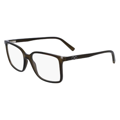 Abbildung von Salvatore Ferragamo Unisex Optical Sunglasses, 275 Crystal Khaki, 54