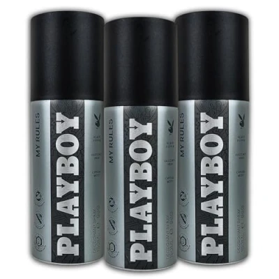 Abbildung von 6 er Pack PLAYBOY My Rules Deo Spray Deodorant x 150 ml