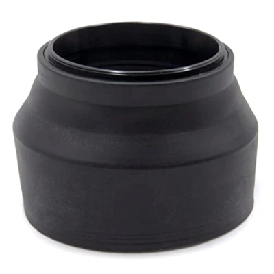 Abbildung von vhbw Gegenlichtblende kompatibel mit Panasonic Lumix G Vario 14 45 mm 4.0 5.8 Asph OIS Objektiv Gummi 52mm schwarz