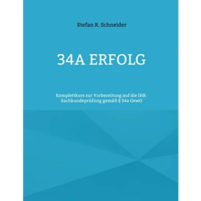 Abbildung von 34a Erfolg: Komplettkurs zur Vorbereitung auf die IHK Sachkundeprüfung gemäß § GewO