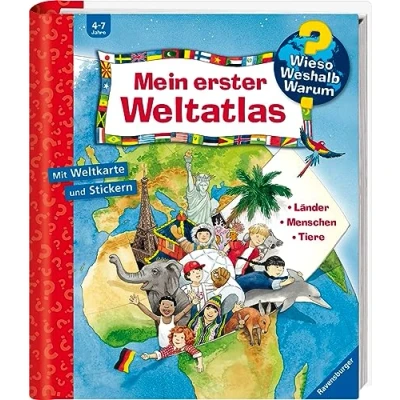 Abbildung von Ravensburger Buch &quot;Wieso? Weshalb? Warum?, Mein erster Weltatlas&quot;, FSC schützt Wald weltweit
